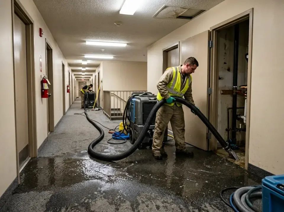multi-unit-apartment-hallway-f-005 — frequently asked questions, Emergency Burst Pipe Water Extraction & Removal in Red Bluf…